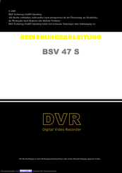 B&S BSV 47 S Bedienungsanleitung