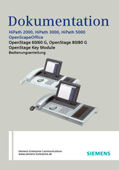 Siemens HiPath 2000 Bedienungsanleitung