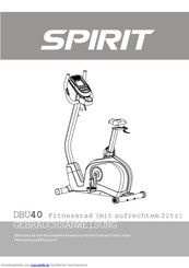 Spirit DBU40 Gebrauchsanweisung