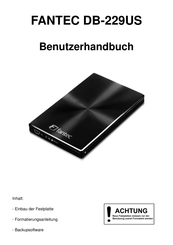 Fantec DB-229US Benutzerhandbuch