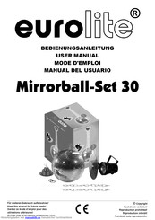 EuroLite Mirrorball-Set 30 Bedienungsanleitung