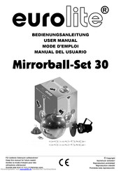 EuroLite Mirrorball-Set 30 Bedienungsanleitung