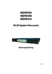 Indexa HDDVR1016 Bedienungsanleitung