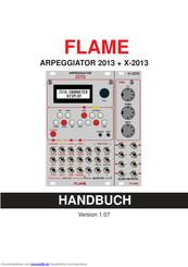 Flame ARPEGGIATOR 2013 + X-2013 Handbuch