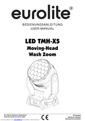 EuroLite LED TMH-X5 Bedienungsanleitung