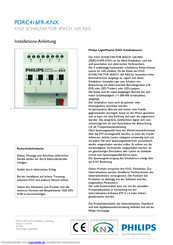 Philips PDRC416FR-KNX Installationsanleitung