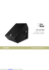 Thomann the box MA1220 MKII Bedienungsanleitung