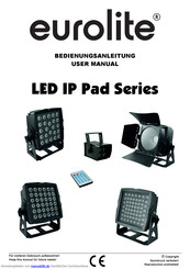 EuroLite LED IP PAD COB RGB 150W Bedienungsanleitung