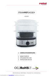 Rotel STEAM POT 1413CH Gebrauchsanweisung