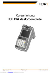 ICP BIA desk/complete Kurzanleitung
