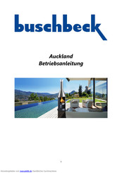 buschbeck Aukland Betriebsanleitung