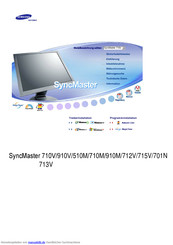 Samsung SyncMaster 710V Bedienungsanleitung