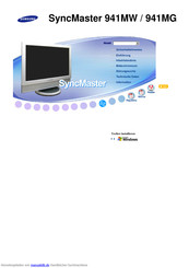 Samsung SyncMaster 941MG Bedienungsanleitung