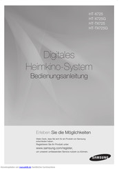 Samsung HT-X725G Bedienungsanleitung