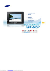 Samsung SPF-105P Handbuch