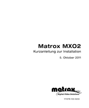 Matrox MXO2 LE Kurzanleitung