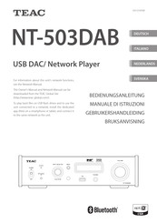 Teac NT-503DAB Bedienungsanleitung
