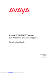 Avaya 3720 Benutzerhandbuch