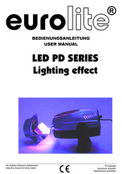 EuroLite LED PD-3 Bedienungsanleitung