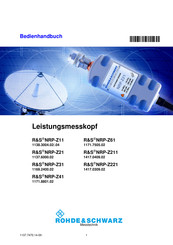 Rohde & Schwarz R&S NRP-Z31 Bedienungsanleitung