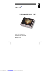 Odys PDV 68502 DVB-T Benutzerhandbuch