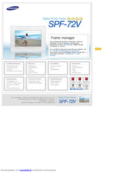 Samsung SPF-72V Handbuch