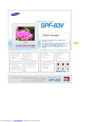 Samsung SPF-83V Handbuch