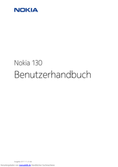 Nokia Nokia 130 Benutzerhandbuch