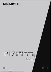 Gigabyte P17F-R5 Handbuch