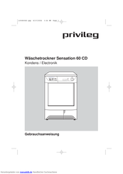 privileg Sensation 60 CD Gebrauchsanweisung