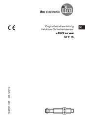 IFM Electronic ELECTOR 100 GF711S Originalbetriebsanleitung