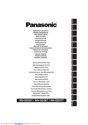Panasonic NN-GD377 Bedienungsanleitung