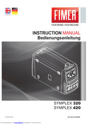 Fimer SYMPLEX 420 Bedienungsanleitung