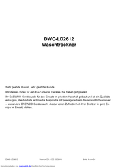 Daewoo DWC-LD2612 Bedienungsanleitung