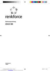 Renkforce 2510 C HD Bedienungsanleitung