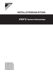 Daikin VRV III Installationsanleitung