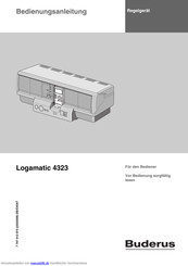 Buderus Logamatic 4323 Bedienungsanleitung
