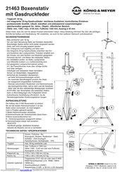 Konig & Meyer 21463 Handbuch