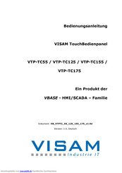 VISAM VTP-TC155 Bedienungsanleitung