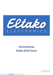 Eltako GFVS-Touch Kurzanleitung