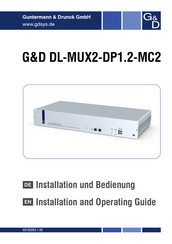 G&D DL-MUX2-DP1.2-MC2 Bedienungsanleitung