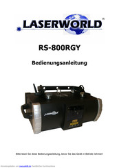Laserworld RS-800RGY Bedienungsanleitung