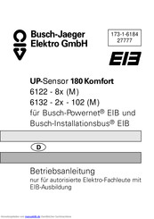 Busch-Jaeger UP-Sensor 180 Komfort Betriebsanleitung
