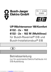 Busch-Jaeger 6132 - 2x - 102 Betriebsanleitung