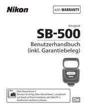 Nikon SB-500 Benutzerhandbuch