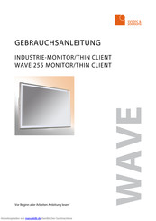 Systec & Solutions WAVE 255 MONITOR/THIN CLIENT Gebrauchsanleitung