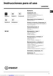 Indesit WI 52 Bedienungsanleitung