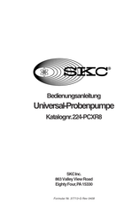 SKC 224-PCXR8 Bedienungsanleitung