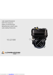 Lombardini 15LD500 Bedienungsanleitung