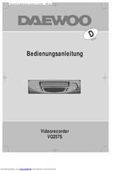Daewoo VQ257S Bedienungsanleitung